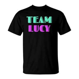 Cheer For Lucy Support Be On Team Lucy 90S Style T-Shirt | Mazezy