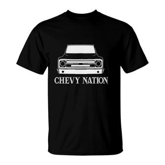 Chevy Nation C10 Pickup Hotrod Truck T-Shirt | Mazezy DE