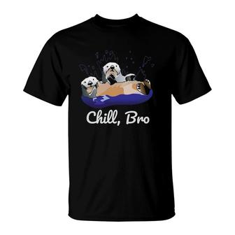 Chill, Bro Cliparts & Cartoons T-Shirt | Mazezy CA