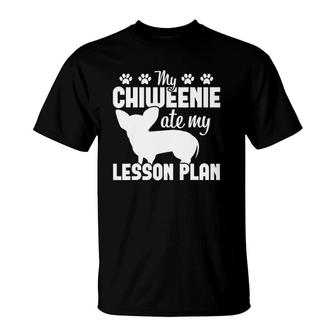Chiweenie Cute And Funny Teacher Dog Owner Gift T-Shirt | Mazezy