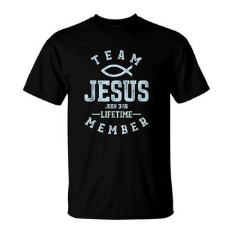 Christian Gift Team Jesus Religious T-Shirt | Mazezy