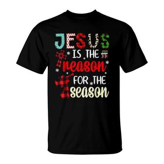 Christian Jesus The Reason Christmas Pajamas  T-Shirt