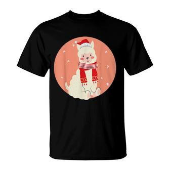 Christmas Alpaca Christmas Llama Christmas T-Shirt | Mazezy