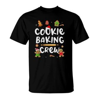 Christmas Cookie Baking Crew Funny Pajamas Family Xmas Gift Tee S T-Shirt | Mazezy