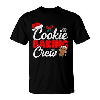 Christmas Cookie Baking Crew Pajamas Family Xmas Cute T-Shirt | Mazezy