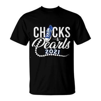 Chucks And Pearls 2021 Gift T-Shirt | Mazezy