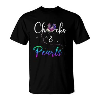 Chucks And Pearls 2021 Trendy T-Shirt | Mazezy