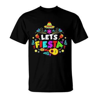 Cinco De Mayo Party Lets Fiesta Mexican T-Shirt | Mazezy