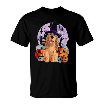 Cocker Spaniel Happy Halloween Gift T-Shirt | Mazezy