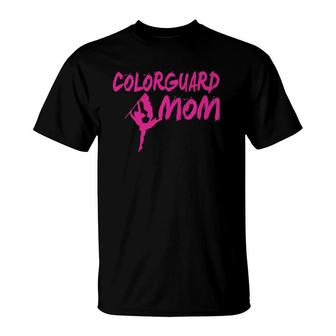 Color Guard Mom Winter Guard Girlie Mother T-Shirt | Mazezy AU