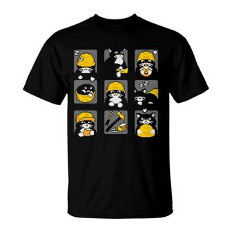 Construction Cats By Cats With Jobs T-Shirt | Mazezy