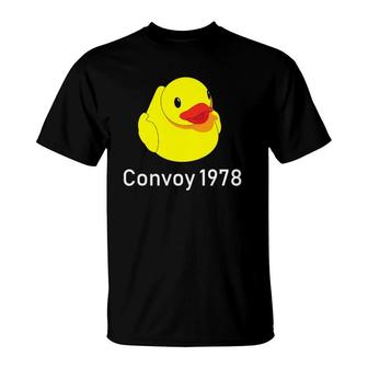 Convoy 1978 Country Music Lyrics Rubber Duck Redneck T-Shirt | Mazezy