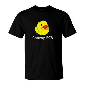 Convoy 1978 Country Music Lyrics Rubber Duck Redneck V2 T-shirt - Thegiftio UK