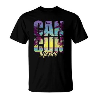 Cool Cancun Art Men Women Mexico Vacation Souvenir Summer T-Shirt | Mazezy UK