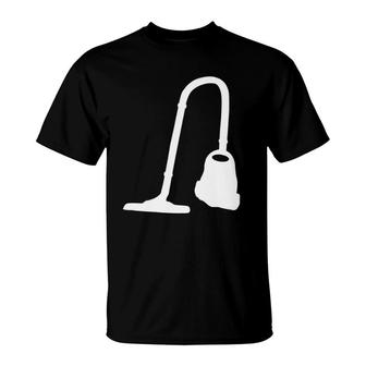 Cool Vacuum Cleaner Print T-Shirt | Mazezy