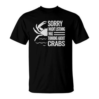 Crabmeat Seafood Crabbing Crabs Crabby Crab T-Shirt | Mazezy