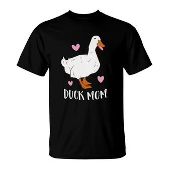 Crazy Duck Mother Gift For Duck Mom T-Shirt | Mazezy