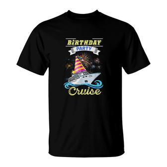 Cruising Lovers Happy Birthday Party Cruise T-Shirt - Seseable