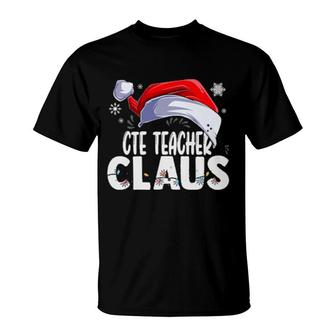 Cte Teacher Santa Claus Christmas Matching Costume T-Shirt | Mazezy