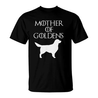 Cute & Unique White Mother Of Goldens E010654 Ver2 T-Shirt | Mazezy UK