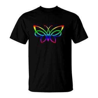 Cute Colorful Graphic For Women Ladies Mom Monarch Butterfly T-Shirt | Mazezy