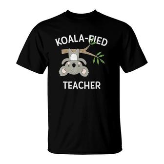 Cute Koala Teacher Gift Appreciation Thank You T-Shirt | Mazezy