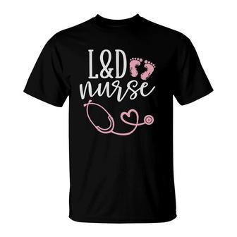 Cute Labor And Delivery Nurse L&D Nurse T-Shirt | Mazezy