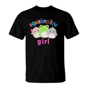 Cute Squishmallow Girl Kindergarten Color For Kids Girls Mom T-Shirt | Mazezy