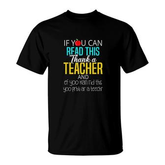 Cute Teacher Appreciation If You Can T-shirt - Thegiftio UK