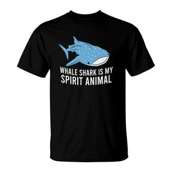 Cute Whale Shark Is My Spirit Animal Funny Whale Shark T-Shirt | Mazezy