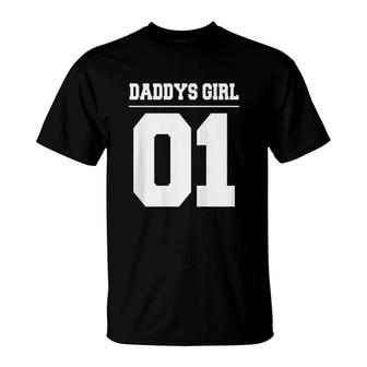 Daddys Girl 01 Fathers Day Idea Daddy Daughter Matching Graphic T-shirt - Thegiftio UK