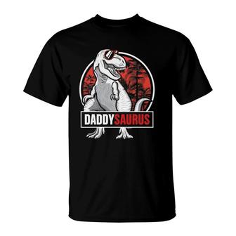 Daddysaurus Father's Day Giftsrex Daddy Saurus Men T-Shirt | Mazezy