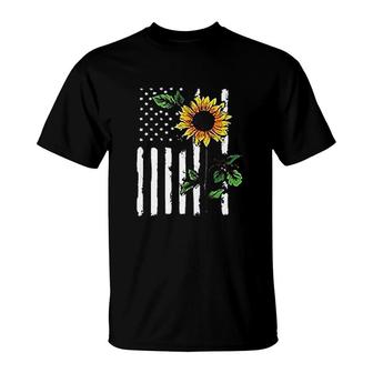 Dandelion Make A Wish Summer Casual Cute Sunflower Baseball T-Shirt | Mazezy