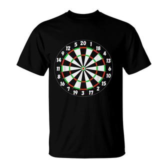Darts Board Games Target T-Shirt | Mazezy