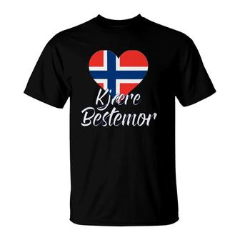 Dear Grandmother Bestemor Norwegian T-Shirt | Mazezy