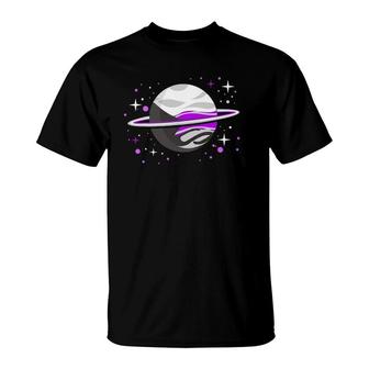 Demisexual Outer Space Planet Demisexual Pride T-Shirt | Mazezy