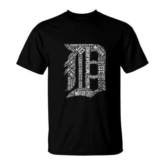 Detroit Graphic D Special T-shirt - Thegiftio UK