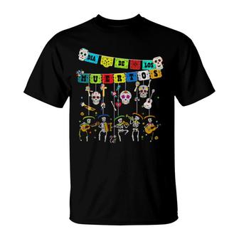 Dia De Los Muertos Day Of The Dead Skull Dancing T-Shirt | Mazezy
