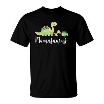 Dinosaur Mamasaurus- Rex Lover Boy Family T-Shirt | Mazezy