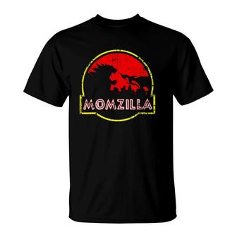Distressed Funny Mother's Day Gift Momzilla Birthday For Mom T-Shirt | Mazezy