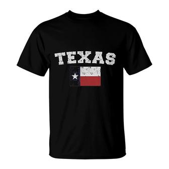 Distressed Texas Flag Flag Of Texas T-Shirt | Mazezy