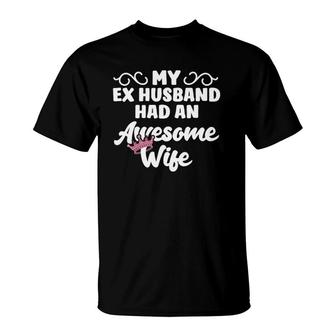Divorce Party Ex Husband Wife Divorcee Divorced T-Shirt | Mazezy