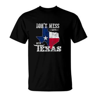 Do Not Mess With Vintage Texas Longhorn Lone Star State Pride Great Special T-Shirt - Seseable