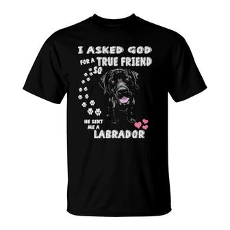 Dog Cute Labrador Retriever Dog S Labrador Mom Dad Labrador Retriever 428 Paws T-Shirt | Mazezy