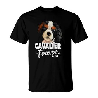 Dogs Cavalier King Charles Spaniel Forever Cute Dog Gift T-Shirt | Mazezy