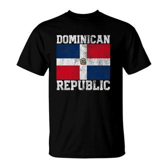 Dominican Republic Flag National Pride Roots Country Family T-Shirt | Mazezy