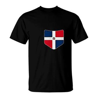 Dominican Republic Flag T-Shirt | Mazezy