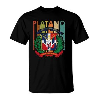 Dominican Republic Platano Power Dominicana Heritage T-Shirt | Mazezy