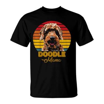 Doodle Mama Goldendoodle Mom Golden Doodle T-Shirt | Mazezy