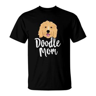 Doodle Mom Goldendoodle Dog Puppy Mother T-Shirt | Mazezy